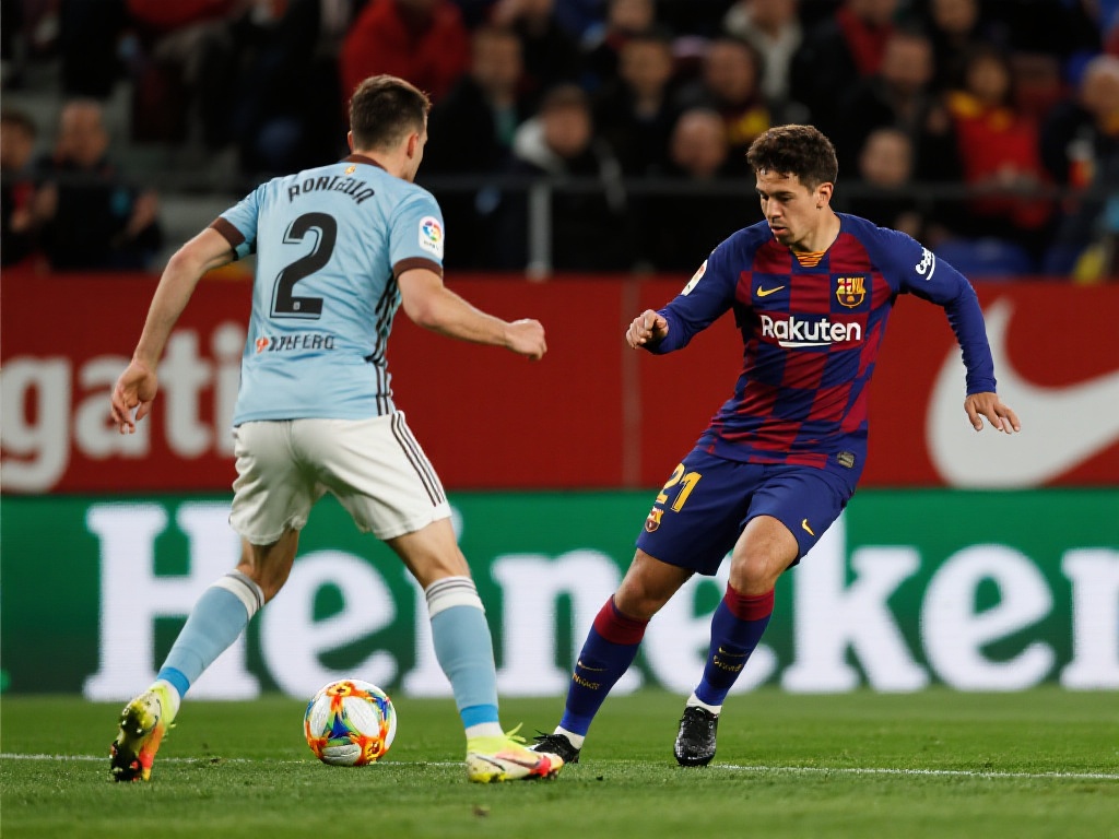 西甲争冠:拉菲尼亚救主 巴萨逆转副班长扩大领先 在激烈角逐的西甲赛场上,巴塞罗那用一场精